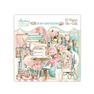 Tijdelijke munt, kaarten maken, knutselspullen, plakboekkamer Naaikamer Tijdelijke stansvormen Papier Shabby Chic Versiering