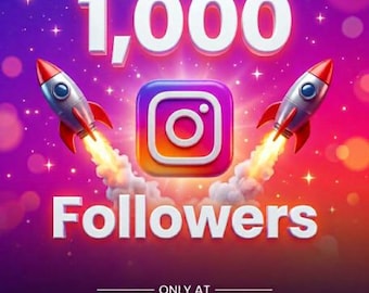 1000 obserwujących na Instagramie | Usługa szybkiego rozwoju profilu | Alpha Spark X