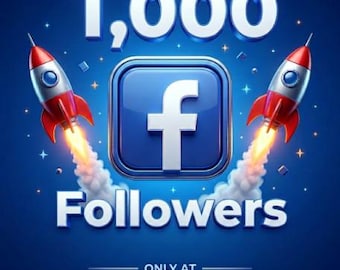 1000 obserwujących na Facebooku | Usługa szybkiego wzrostu | Alpha Spark X