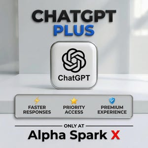 Buy ChatGPT Plus Subscription | Fast Delivery | Premium Account Service | Instant ChatGPT | Fast AI Tool Access | Fast Setup | Alpha Spark X