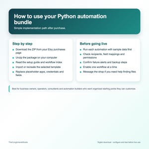 Python自動化スクリプト - 100スクリプト - コードテンプレートバンドル、デジタルダウンロード 画像 3