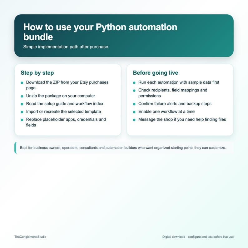 Python自動化スクリプト - 100スクリプト - コードテンプレートバンドル、デジタルダウンロード 画像 3