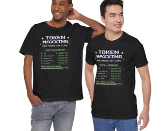 tokenmaxxing-tröja | token maxxing meme-tröja, topplista-tröja