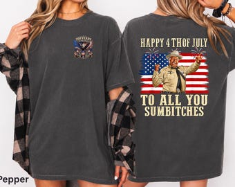 Camiseta patriótica vintage del 4 de julio, camiseta divertida del Día de la Independencia de Estados Unidos, camiseta retro con la bandera de EE. UU., regalo para celebrar la libertad.