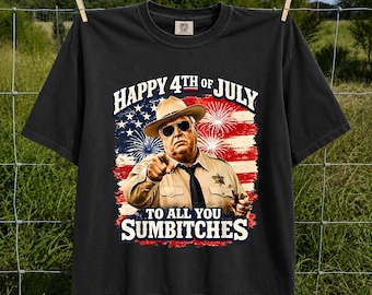 Funny 4th of July Shirt, Patriotic Independence Day Tee, Retro USA Flag T-Shirt, Red White and Blue Celebration Shirt, American Pride Gift