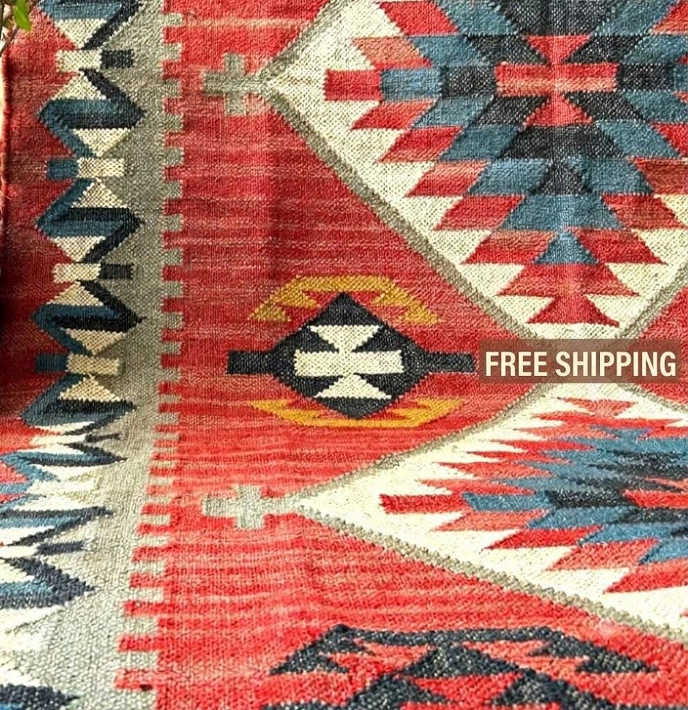 Vintage mexican rug - Etsy 日本
