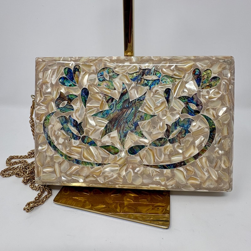 Shell Clutch With Strap - Etsy