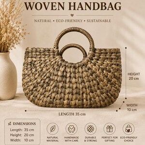 Water Hyacinth Bag - Etsy