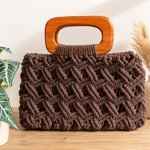 Macrame Handmade Handbag, Resort Wear Bag, Boho Beach Purse, Handwoven Summer Tote, Coastal Vacation Accessory, Gift for Women