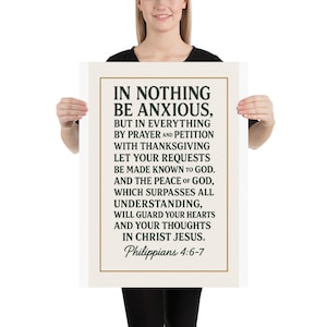 Philippians 4:6-7 Bible Verse Gift — Trading Worry for Wonder Through Gratitude