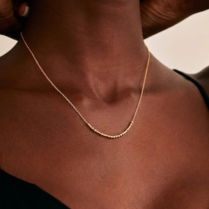 Personligt halsband med morsekod, personligt halsband med namn, dolt meddelande i morsekod, hemligt meddelandehalsband, mors dag-presenter