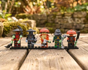 1-5 禁断の五人組ミニフィギュアセット ニンジャゴー ヴィランズ、レゴ互換、感謝祭ギフト、ホリデーギフト、完全な悪のチーム
