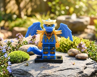 1- ニンジャゴー ジェイドラゴンフォーム ブルーウォリアー、レゴ互換、ハロウィンギフト、感謝祭ギフト