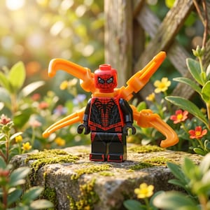 1- No Way Home Integrierter Spider-Man-Anzug, Lego-Kompatibel, Halloween-Geschenk, Fan vorhanden
