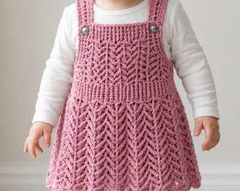 Baby Schürze Kleid Häkelanleitung, Kleinkind Rock PDF (Digitaler Download)