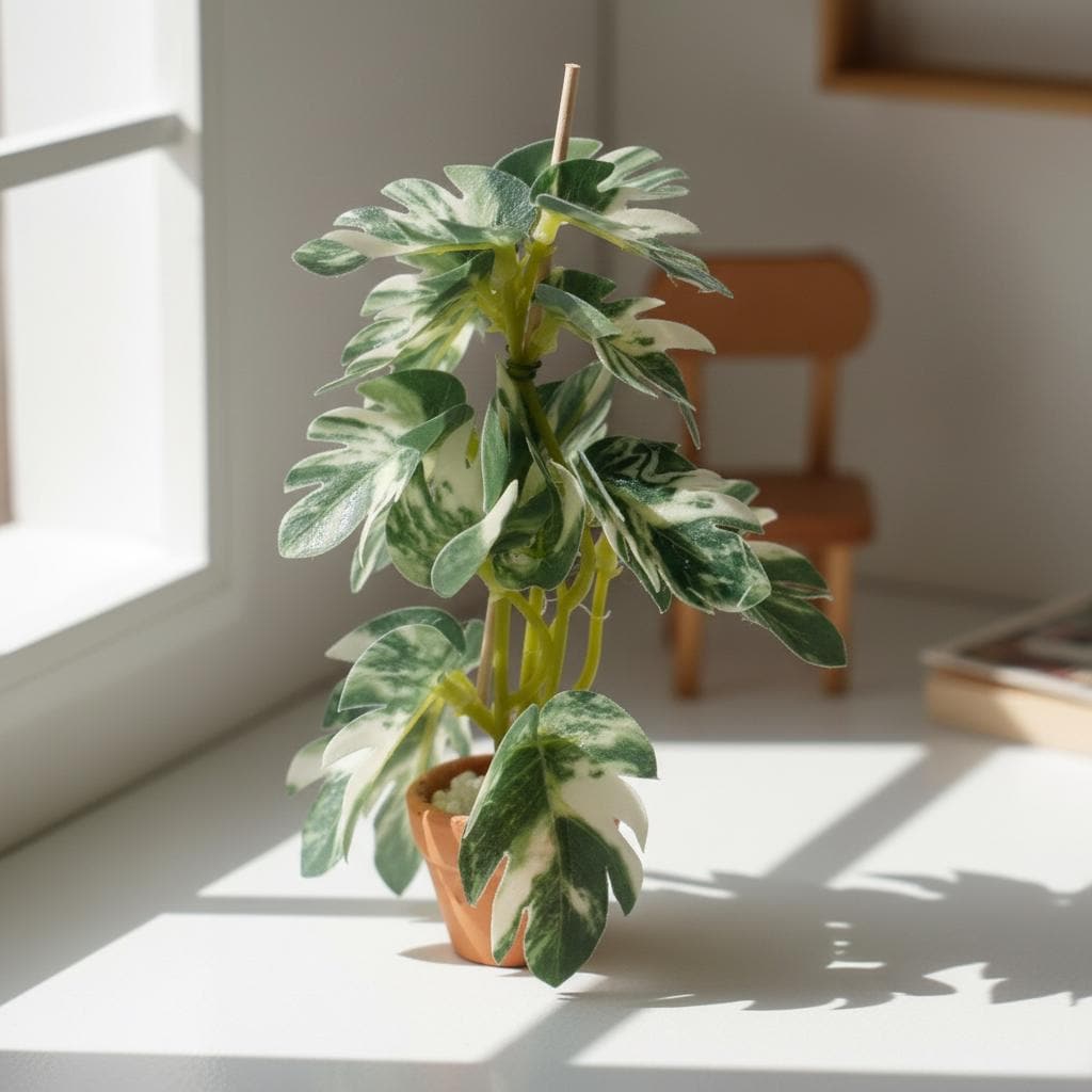 8 Miniatuurplanten Voor Poppenhuis – Kunstbonsai In Pot – Voor Fotografie, Modelbouw En Handgemaakte Decoratie