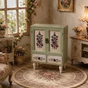 Tea Storage Cabinet Vintage - Etsy