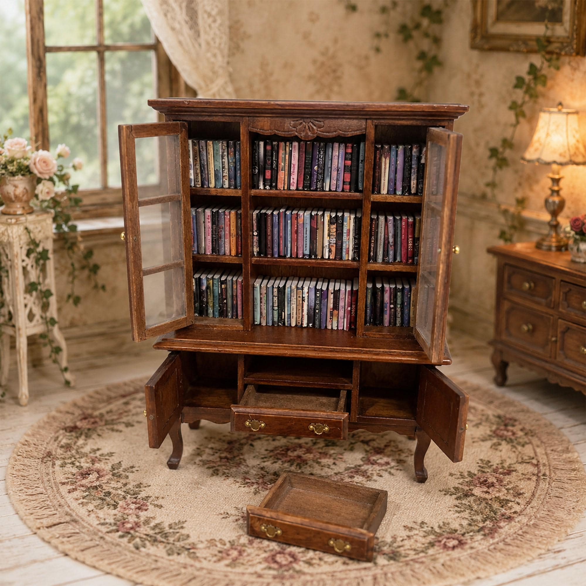 木製本棚　アメリカ家具　アンティーク　ビンテージ Antique furniture bookshelf - Etsy 日本