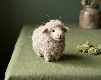Needle Felting Kit for Beginners Sheep DIY Craft Set Stress Relief Hobby Gift for Her
