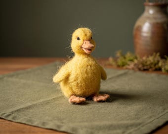 Needle Felting Kit for Beginners Cute Duck DIY Craft Set Stress Relief Hobby Gift for Her