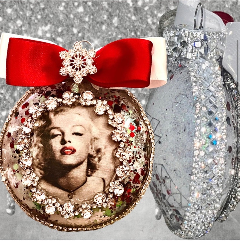 Marilyn Monroe Christmas Tree Ornament Luxury Handmade Gift Etsy