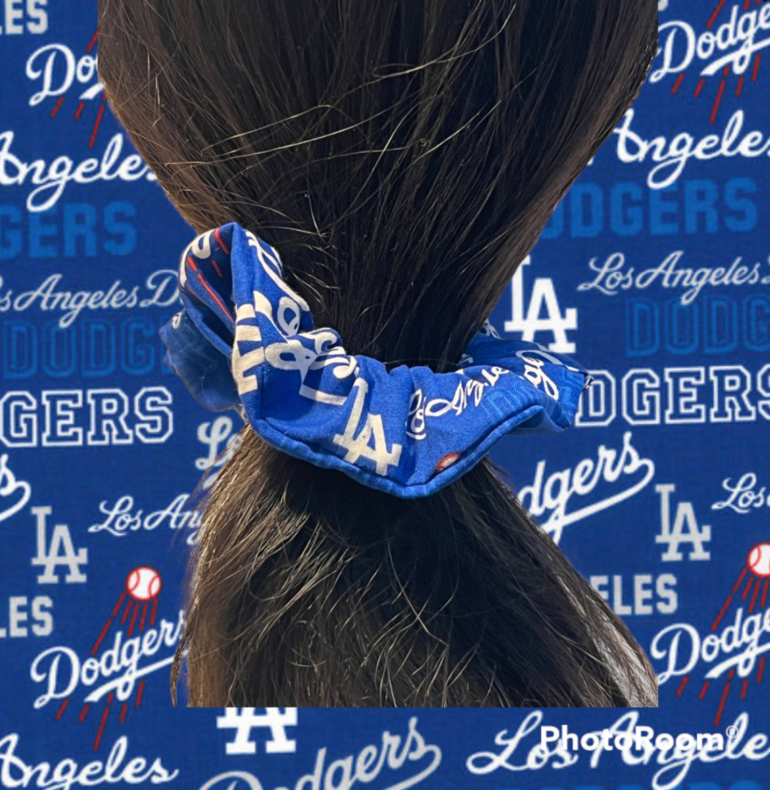 Los Angeles Dodgers Pro Baseball Team Handmade Scrunchie Etsy