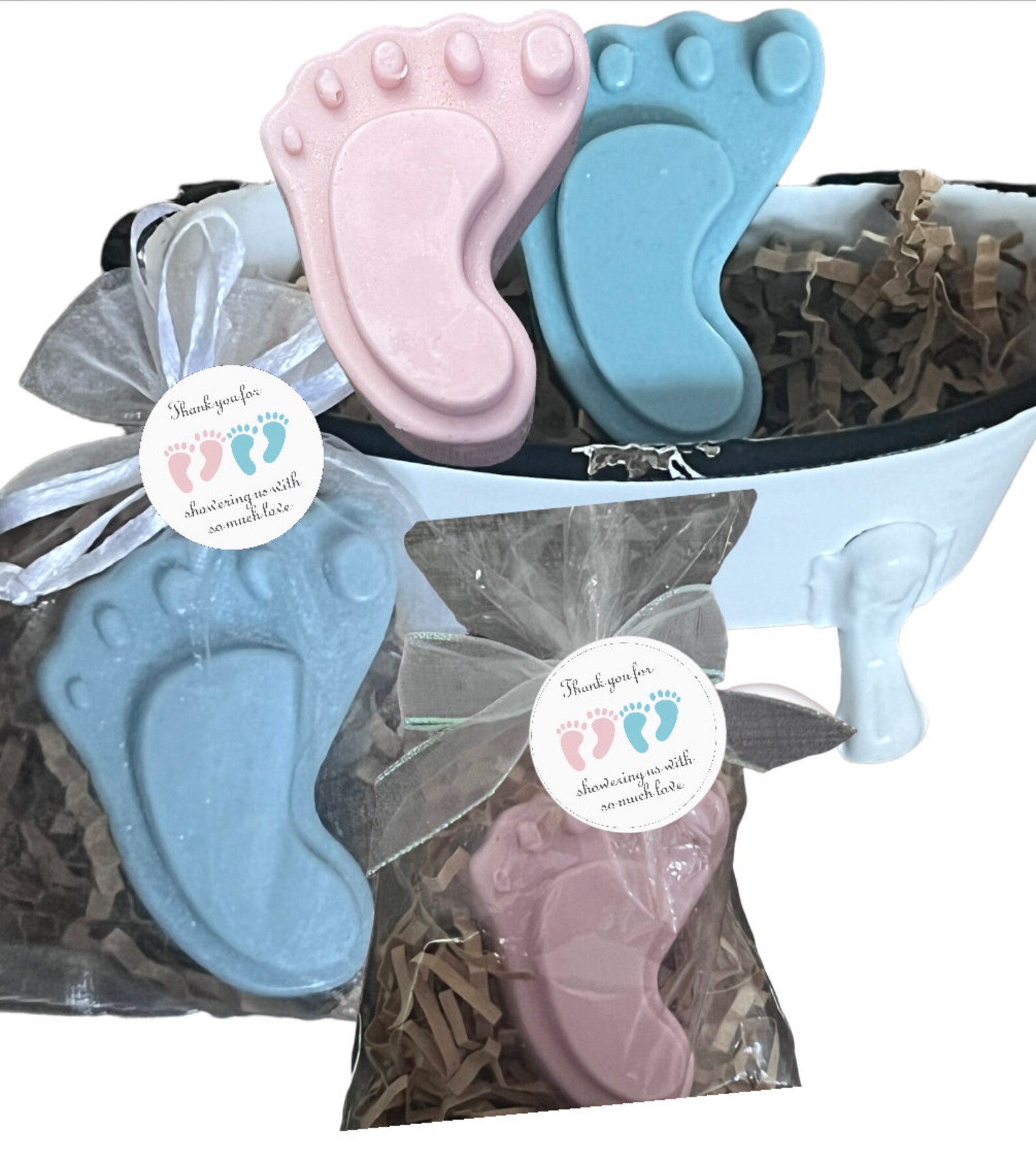 Baby Feet Soap Baby Shower Gender Reveal Party Baby Girl Etsy