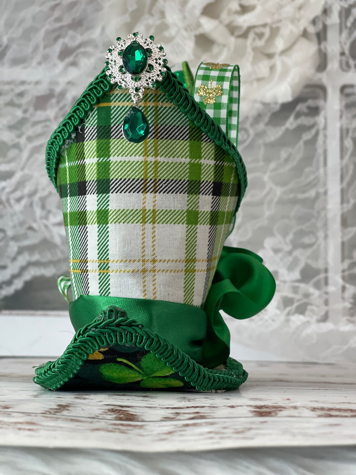 Irish Shamrock Headband Fascinator Clover Headpiece Irish Etsy