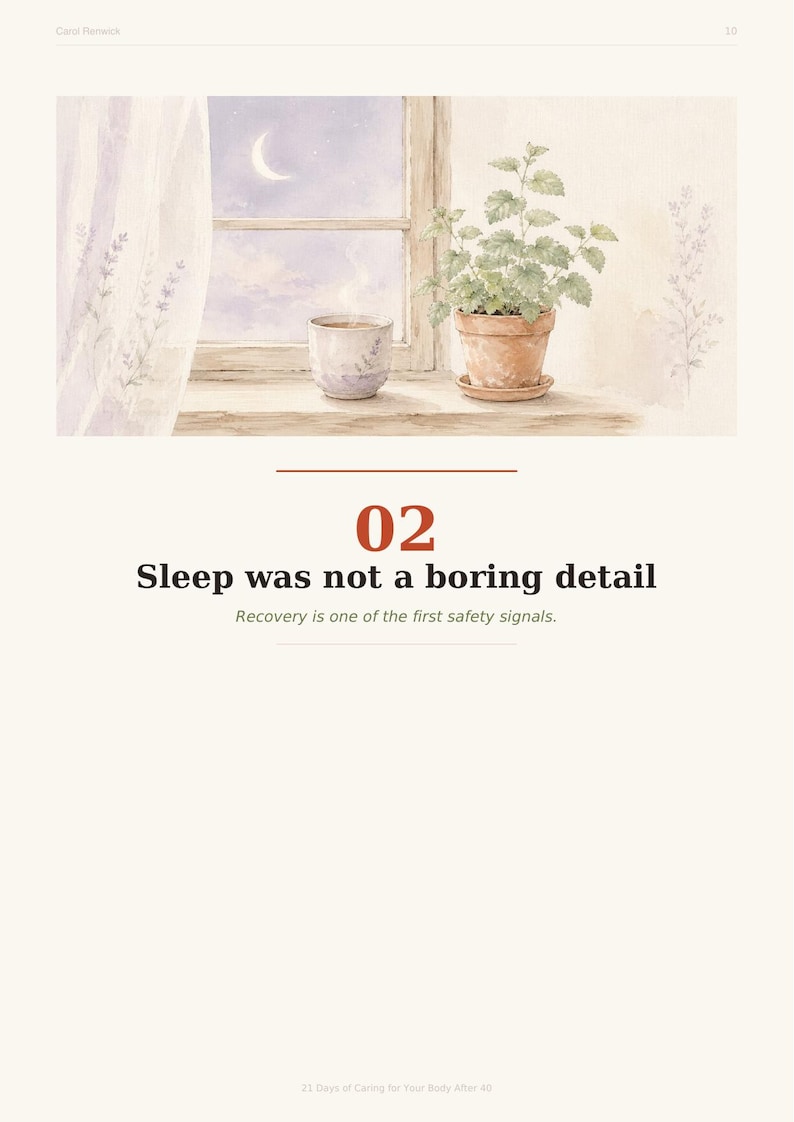 Perimenopause Sleep & Self-Compassion Workbook for Women Over 40 (PDF) image 1