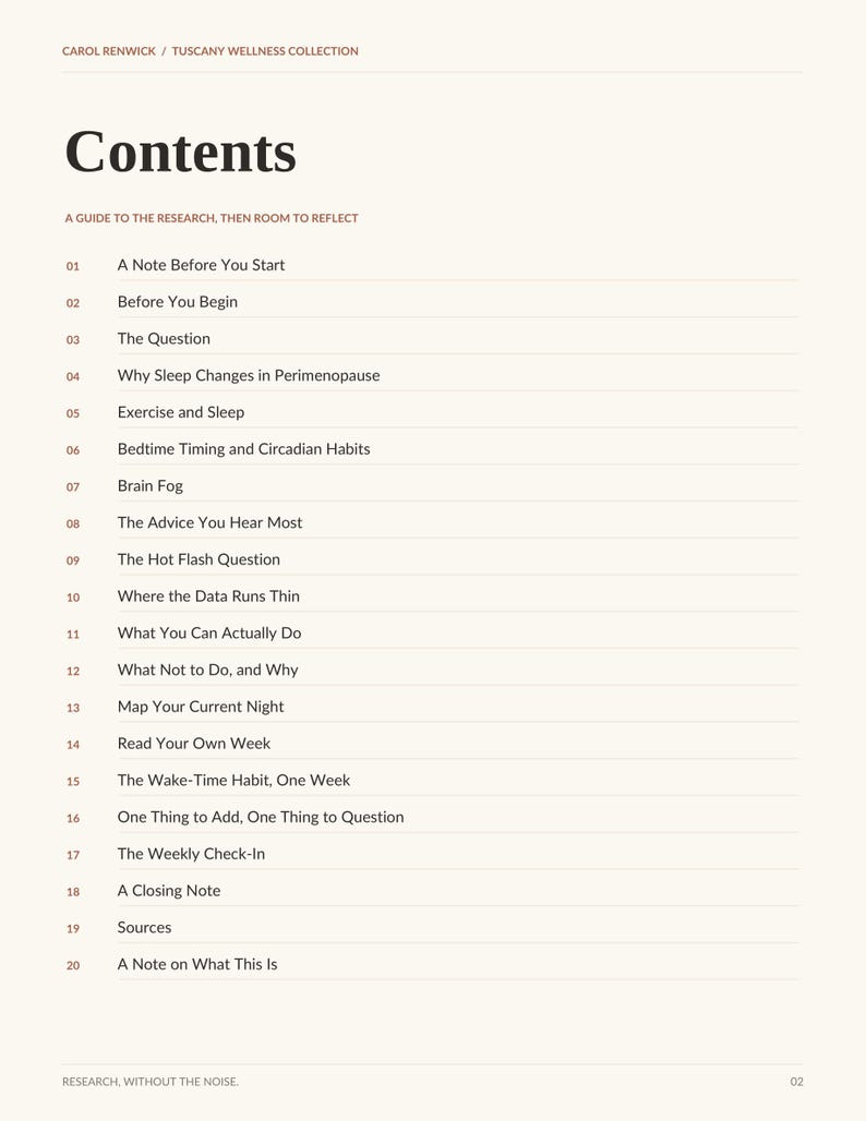 Sleep After 40 Guide | Evidence-Based Sleep Workbook | Printable PDF image 2