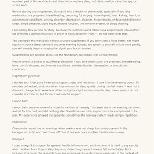 Perimenopause Sleep & Self-Compassion Workbook for Women Over 40 (PDF) image 8