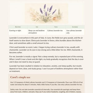 Evening Tea Ritual Guide for Women 50+ | Herbal Sleep Aid (PDF) image 5