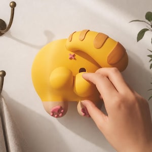 Cute Cat Butt Light Switch Cover 3D Printed Wall Decor for Home Office Fun Gift