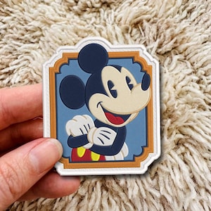 Aufnäher zum Disney-Park-Jubiläum, Aufbügelaufnäher für Disney-Familienausflüge, Aufnäher mit Vintage-Disney-Logo, Disney-Papa, Kinder der 90er