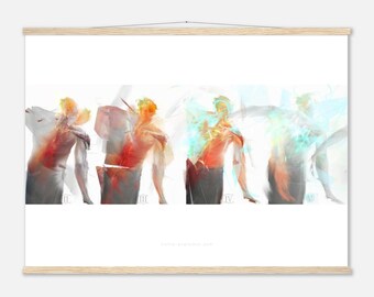 Anatomy Art Poster in Caliko - High Quality Print