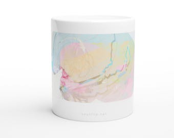 White ceramic mug