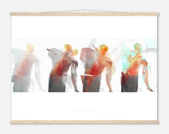 Anatomy Art Poster in Caliko - High Quality Print
