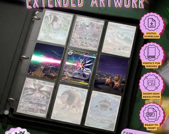 Mega Starmie ex POR 118/086 | Extended Art Binder Display | Digital Download