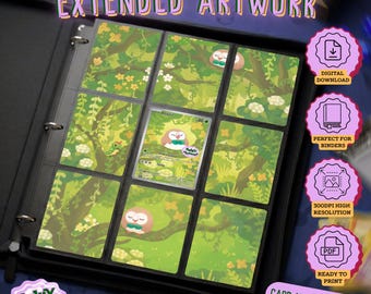 Rowlet POR090/088 | Extended Art Binder Display | Digital Download