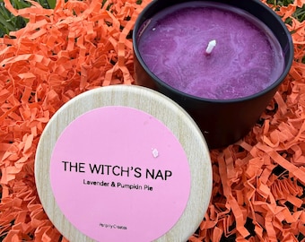 Witchy Soy Candle | The Enchanted Collection | Hand Poured 4 oz Candle | Moonlit Ritual, Thorns & Timber, The Witch’s Nap