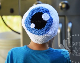 ALL SIZES/COLORS Halloween Eyeball Slouchy Beanie