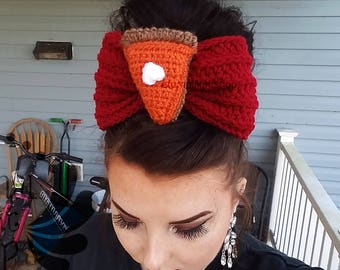 Thanksgiving Pumpkin Pie Huge Bow