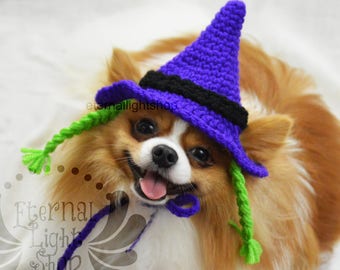 Pet Witches Hat V2 Beanie (XXS-XXXL) Any Colors