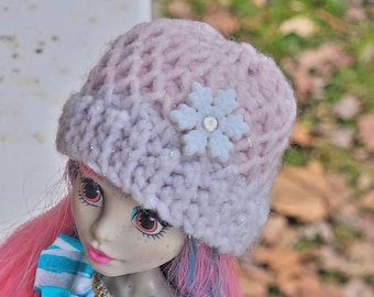 READY to SHIP Crochet Doll Hat 5-6"