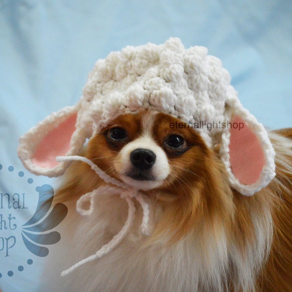 ANY Sizes/Colors Pet Sheep Hat Beanie (XXS-XXXL)