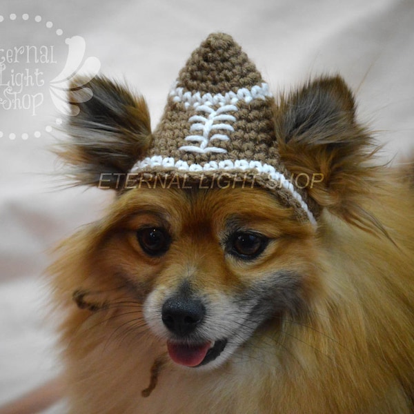 Pet Football Beanie (XXS-XXXL) Any Colors