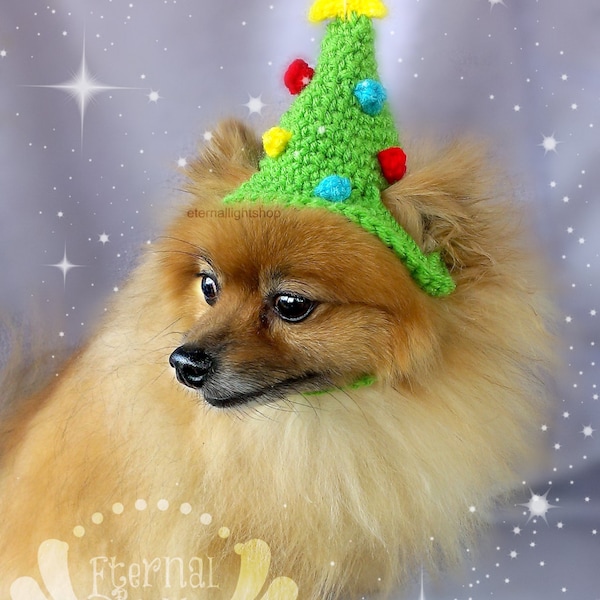 Christmas Tree Pet Hat (XXS-XXXL)