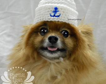 Pet  Sailor Hat (XXS-XXXL)