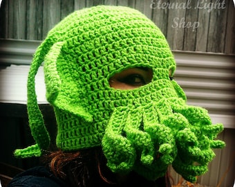 ALL SIZES/COLORS Cthulhu/Octopus Mask