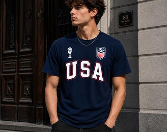 USA Soccer Fan T-Shirt, World Cup 2026 Apparel